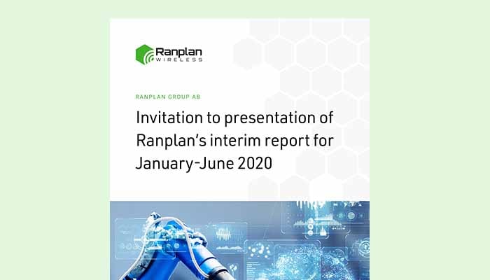 Invitation to presentation of Ranplan’s interim Report for January-June 2020