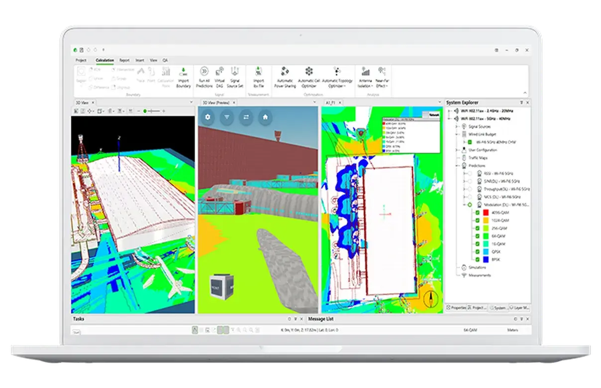 airport simulations and outdoor heatmaps