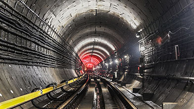 Tunnel positioning GPS